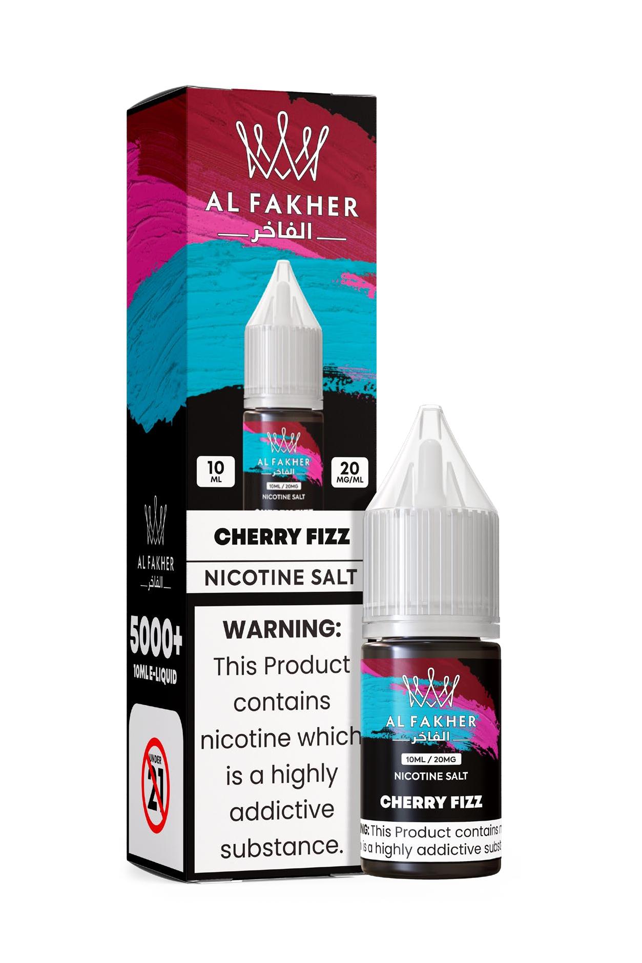 vapenoble.com Cherry Fizz 20MG Strengths 10ML 5000+ Nic Salt E-LIQUIDS by Al Fakher